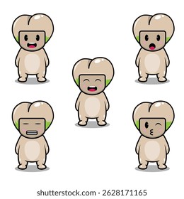 A Ilustração de Jicama Fruit Emoji