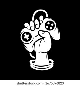 illustration of joystick flat icon