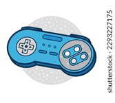 Illustration of joystick game vector