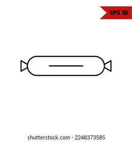 Illustration of Junk Food Line Icon