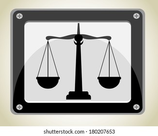 illustration of justice scales