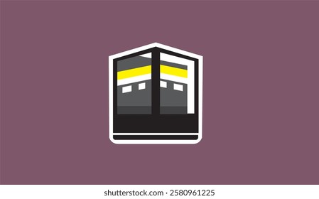 Illustration of the Kaaba for the theme of Worship