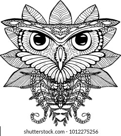 Illustration of a kaleidoscope of fern leaf. Everything is love.