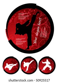 illustration of karate