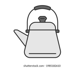 Ilustración de un hervidor de productos de cocina.