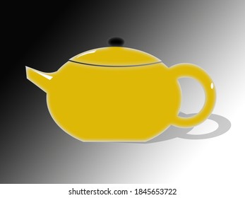 illustration of a kettle for tea or coffee
