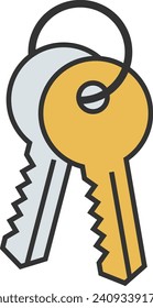 An illustration of a key