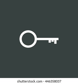 Illustration Of  Key Icon. Premium Quality Web Icon.