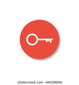 Illustration Of  Key Icon. Premium Quality Web Icon.