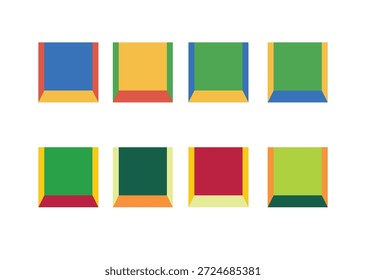Illustration keyboard block retro fun vibrant unique design