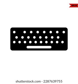illustration of keyboard glyph icon