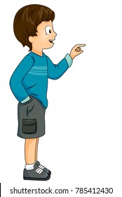 Boy Pointing Clipart High Res Stock Images Shutterstock