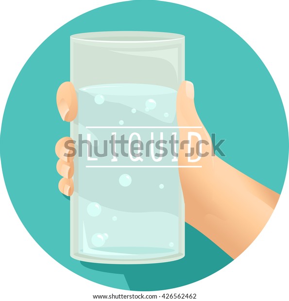 Illustration Kid Holding Glass Water Stock Vector (Royalty Free ...