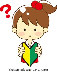Illustration of Kids with Beginner Mark