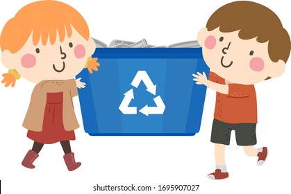 5,504 Kids recycling illustration Images, Stock Photos & Vectors ...