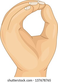 Illustration of Kid's Hand showing a Zero Hand Count