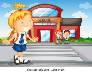 Arriving At School Hd Stock Images Shutterstock