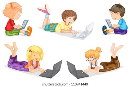 52,345 Kids playing computer games Images, Stock Photos & Vectors ...