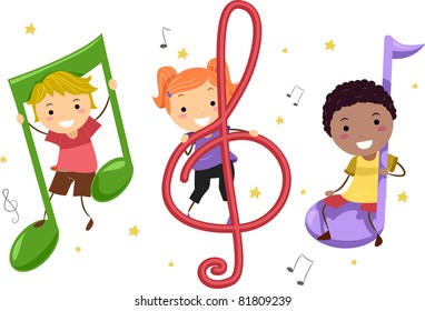 Kids Play Music Vector Art, Icons, and Graphics for Free Download