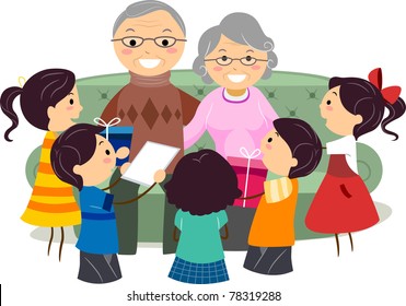 Download Grandparents Clipart Hd Stock Images Shutterstock