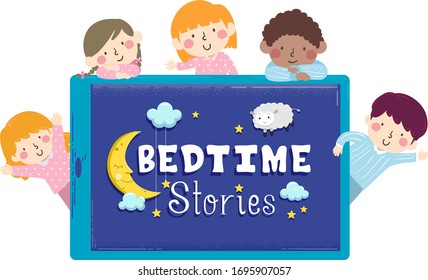 bedtime stories clip art