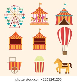 Ilustración de un carnaval amable