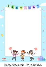 Illustration of Kindergarten Elementary School Guide in Korea