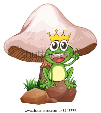 Similar – Image, Stock Photo Frog king on the hand