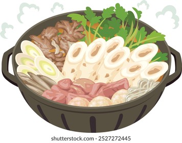 It is an illustration of a kiri danpo pot.