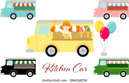 キッチンカー のベクター画像素材 画像 ベクターアート Shutterstock