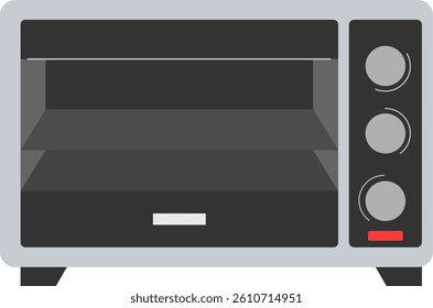 Illustration of kitchen equipment oven