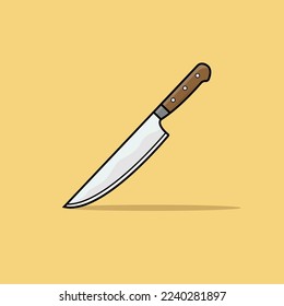 The Illustration of Kitchen Knife