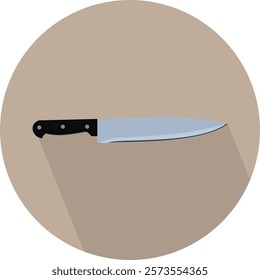 illustration of kitchen knife vector