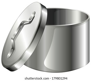 Illustration of a kitchen storage on a white background