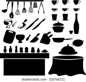 illustration Kitchen tools