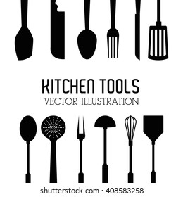 Illustration of kitchen tools, editable vector