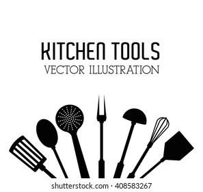 Illustration of kitchen tools, editable vector