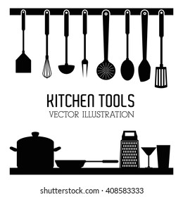 Illustration of kitchen tools, editable vector