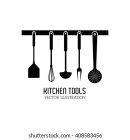 Illustration of kitchen tools, editable vector