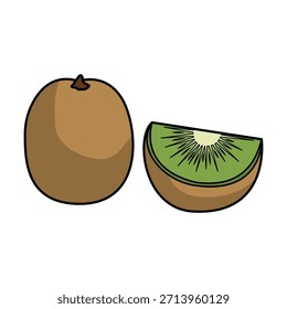 Die Illustration von Kiwi Fruit