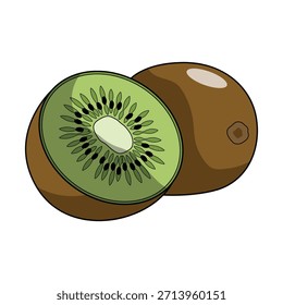 A Ilustração de Kiwi Fruit
