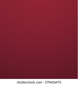 Illustration of Knitted Style Seamless Pattern
