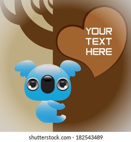 illustration of a koala bear
