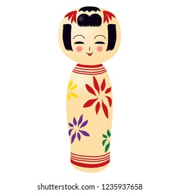 Illustration of the Kokeshi