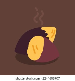 Illustration of Korean Winter Snacks