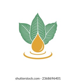 ilustración del aceite esencial de kratom.