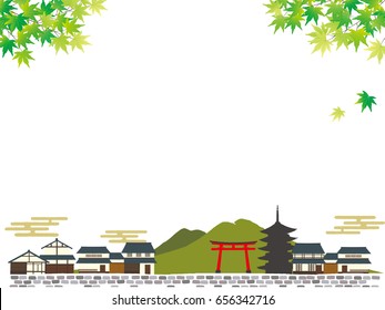 Illustration of Kyoto, Japan