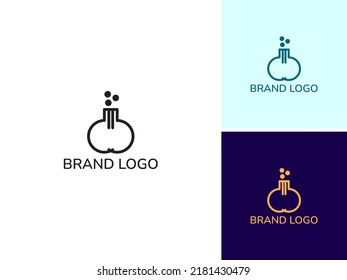 ILLUSTRACIÓN LAB CIENCE SIMPLE VECTOR DE DISEÑO DE LOGOTIPO PARA SU NEGOCIO
