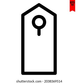 illustration of label design icon