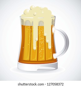 illustration of labels for the beer, vector illustration
